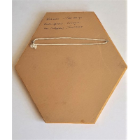 Wandversiering met halfedelstenen en/of edelstenen